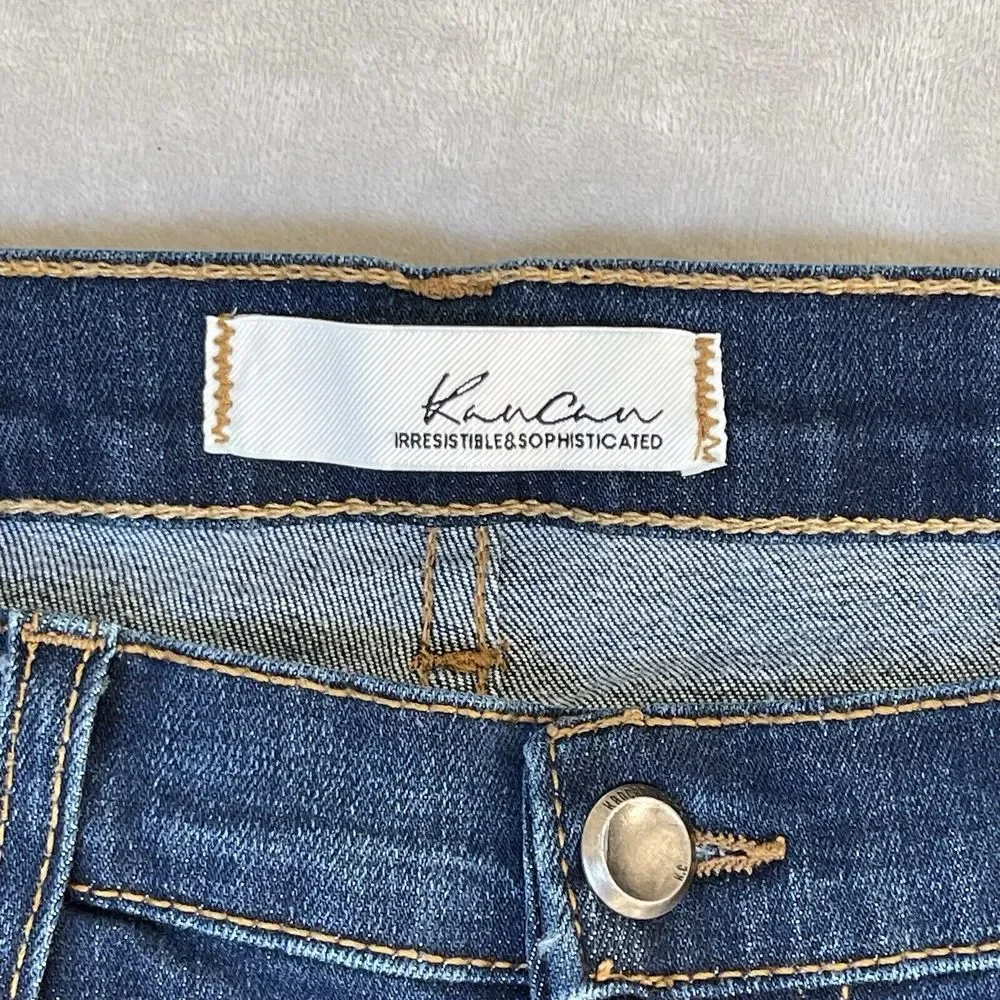 KanCan Jeans Womens Size 11 Blue‎ Distressed Stretch KC1490 Measures 32x27